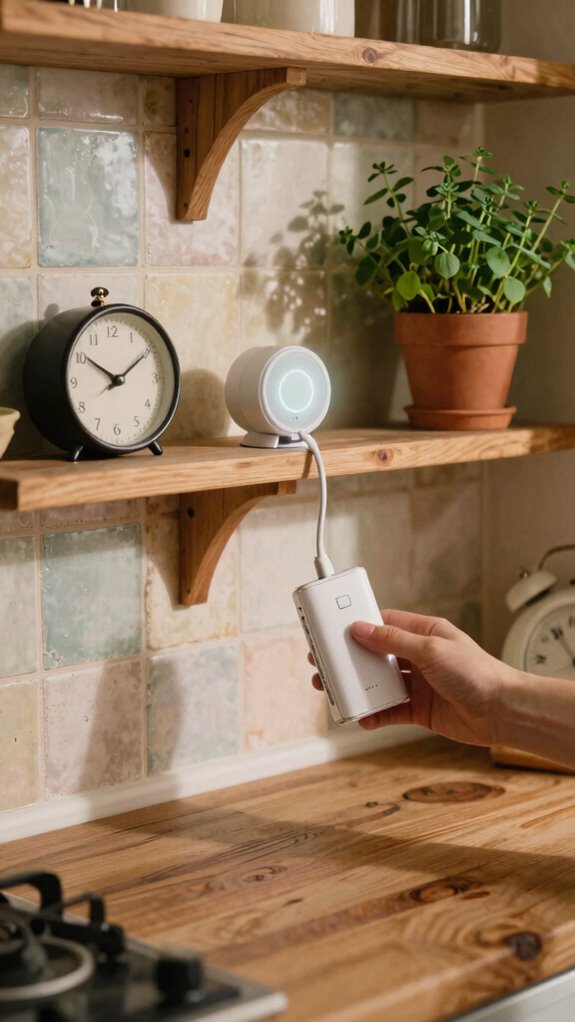 backup power maintains sensor accuracy