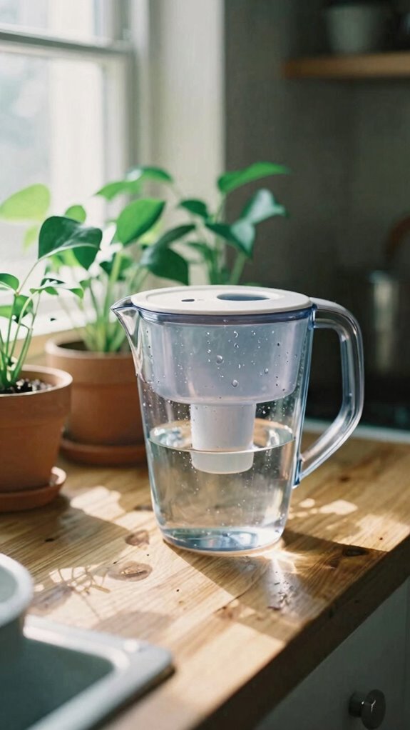 clean water healthy indoor plants
