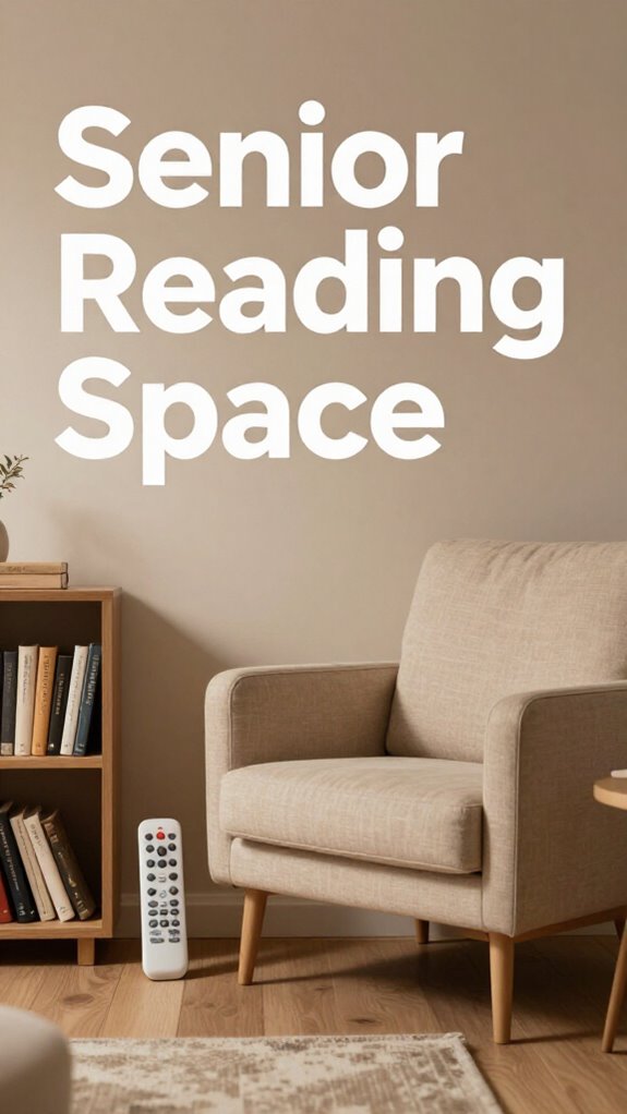 elegant senior reading space