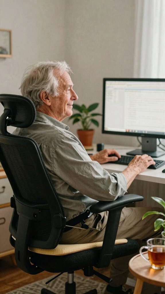 ergonomic setup and movement
