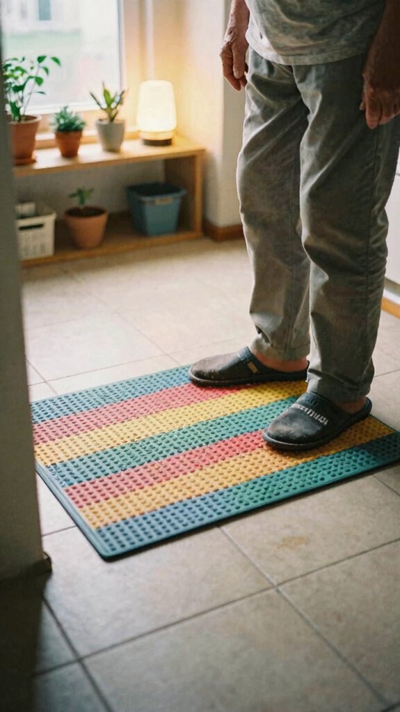 prevent slips with anti slip mats