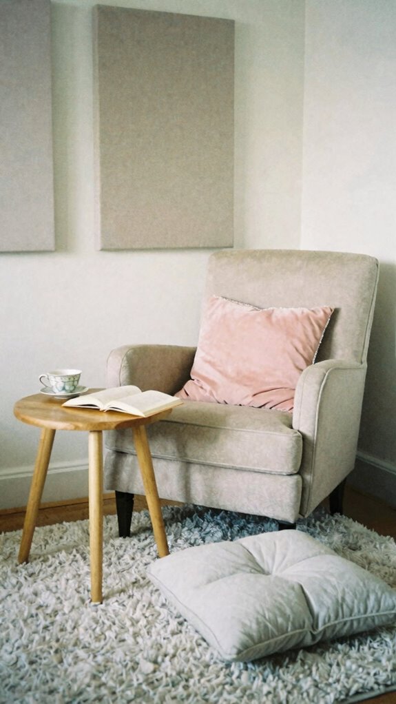 silent cozy reading sanctuary