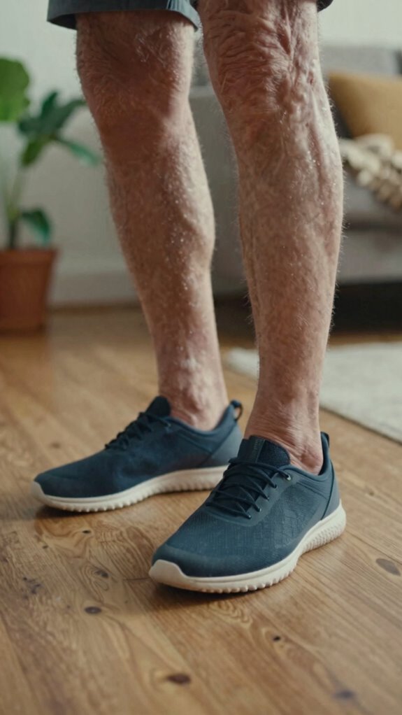 supportive footwear and exercises