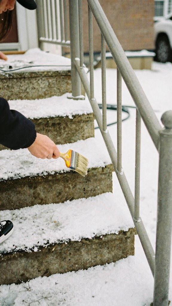 winter safety pathway improvements