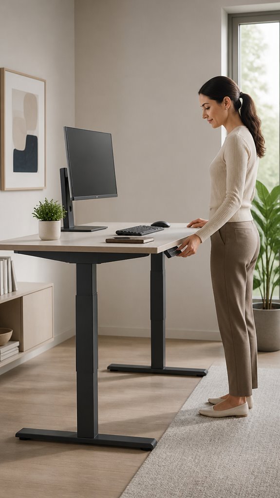 adjustable desk stability and usability