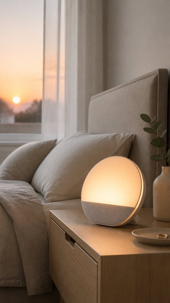adjustable gentle awakening lights