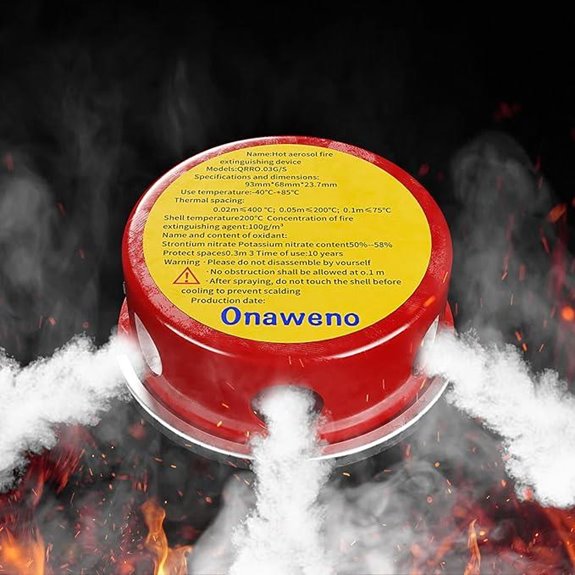 Portable Micro Fire Extinguisher for Small Fires