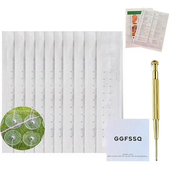 Ear Seeds Acupuncture Kit with Chart & Probe