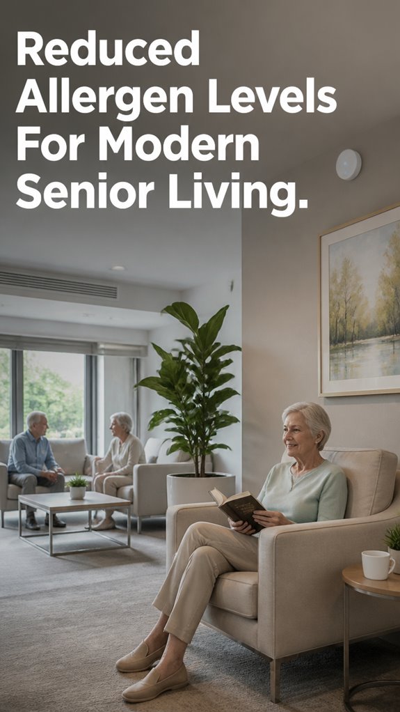 lower allergens in senior homes