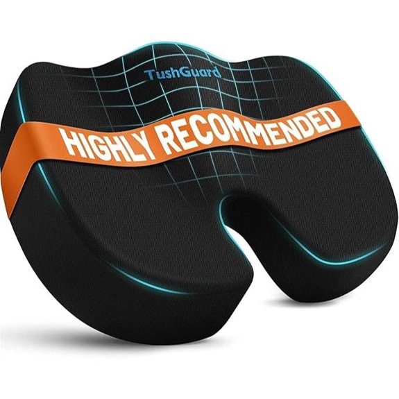 TushGuard Memory Foam Seat Cushion for Office/Car