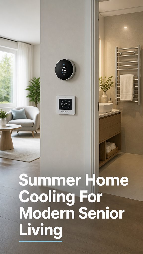 modern senior summer cooling