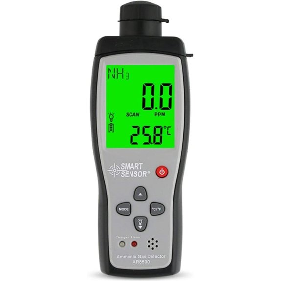 Portable NH3 Gas Detector with LCD and Alarm