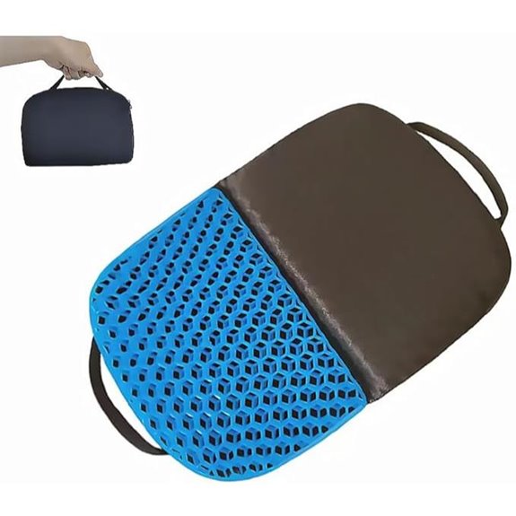 Foldable Gel Seat Cushion for Travel and Outdoor Use