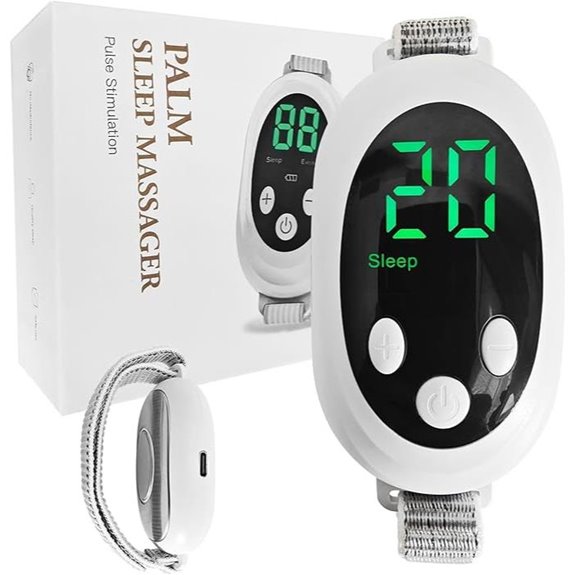 Handheld Sleep Aid Device with Low-Frequency Pulses