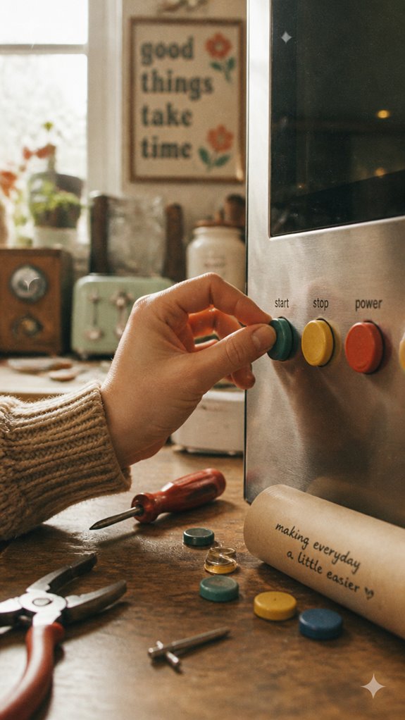 safe intuitive button installation