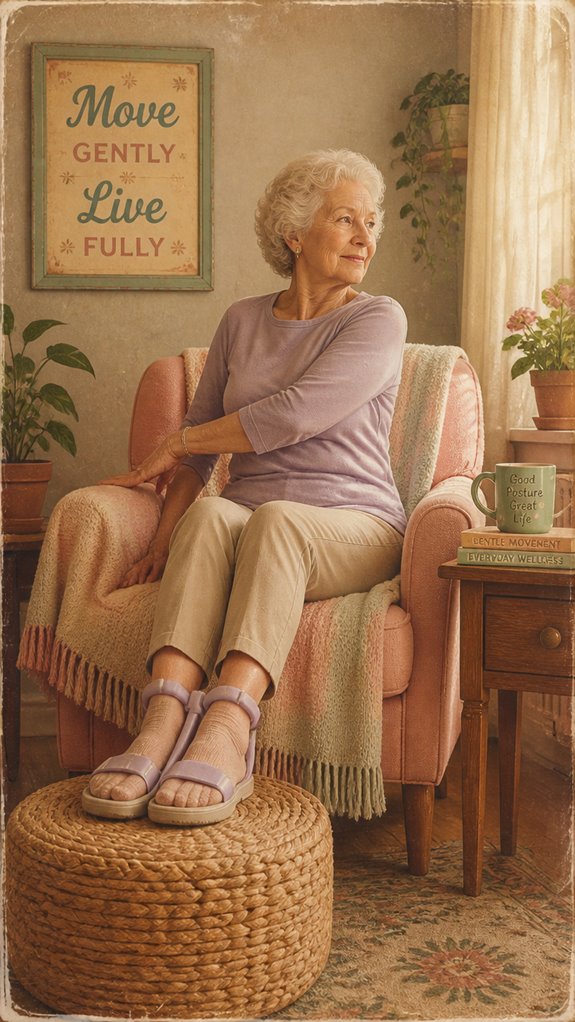 seated stretches boost blood flow