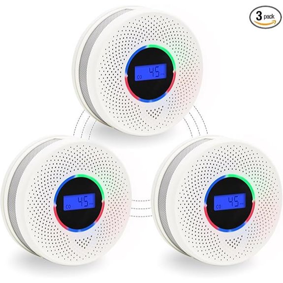 10-Year Wireless Smoke & CO Detectors (3-Pack)