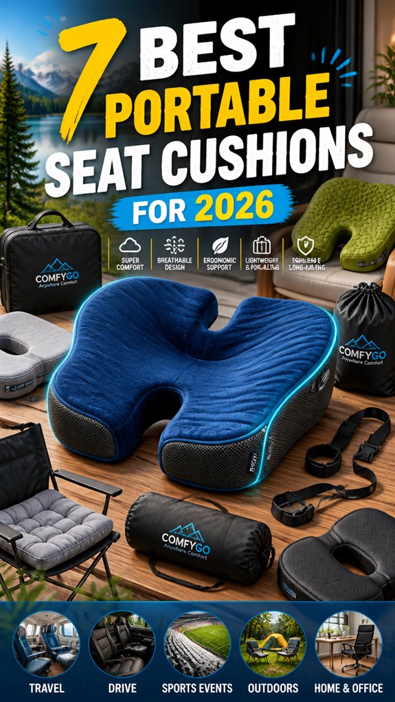 top portable seat cushions