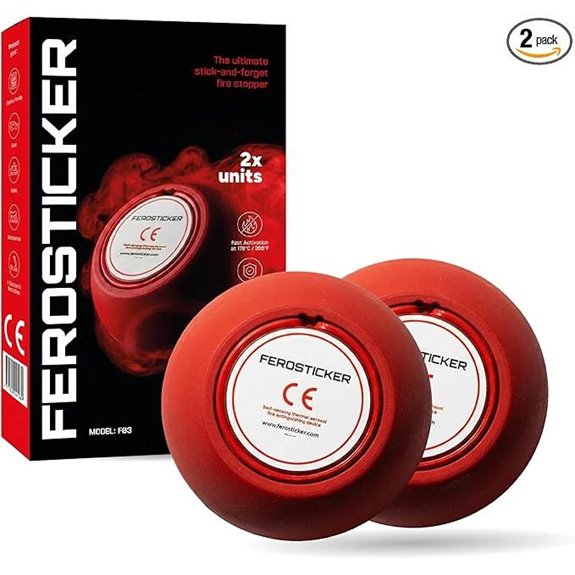 Small Automatic Fire Extinguisher (2 Pack) for Home and Vehicle