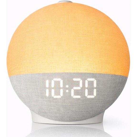 Sunrise Alarm Clock with Sleep Sounds and Night Light