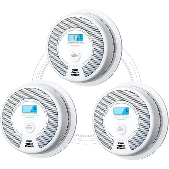 X-Sense 3-Pack Wireless Smoke & CO Detectors